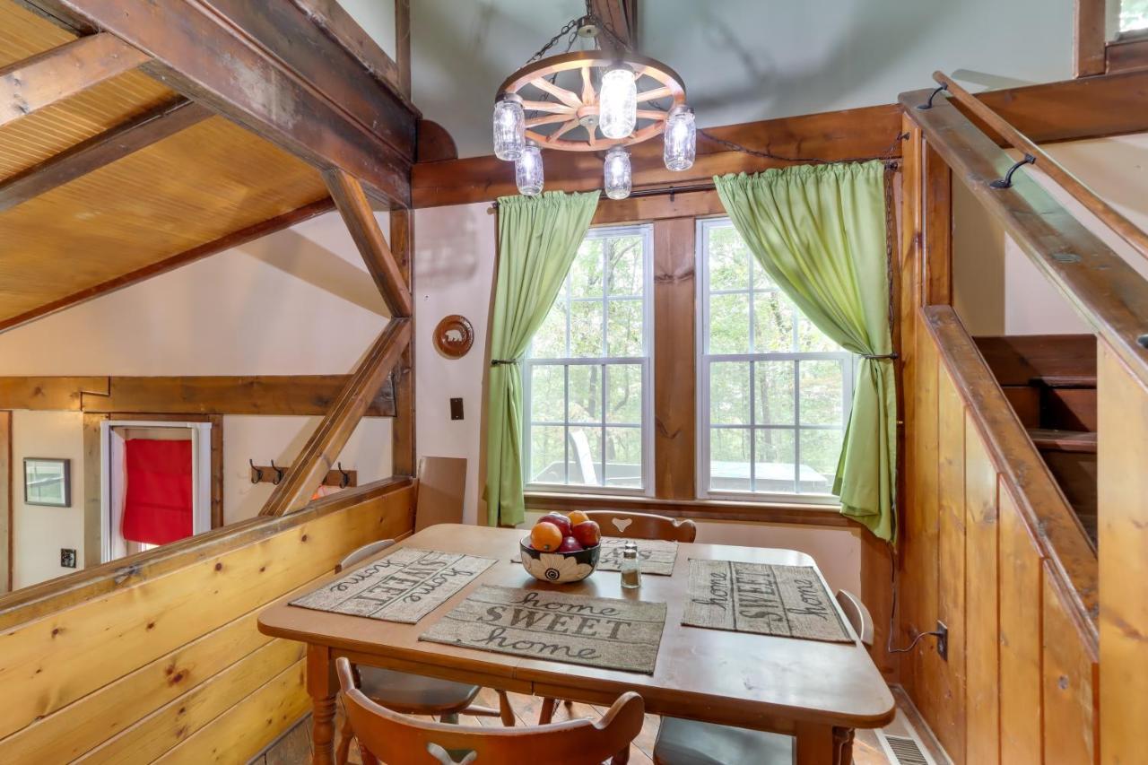 Mountaintop Ellijay Cabin With Private Hot Tub Bagian luar foto