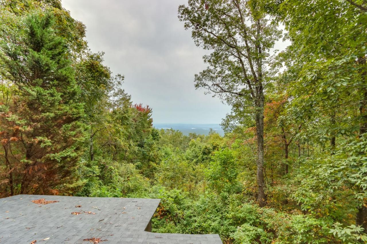 Mountaintop Ellijay Cabin With Private Hot Tub Bagian luar foto