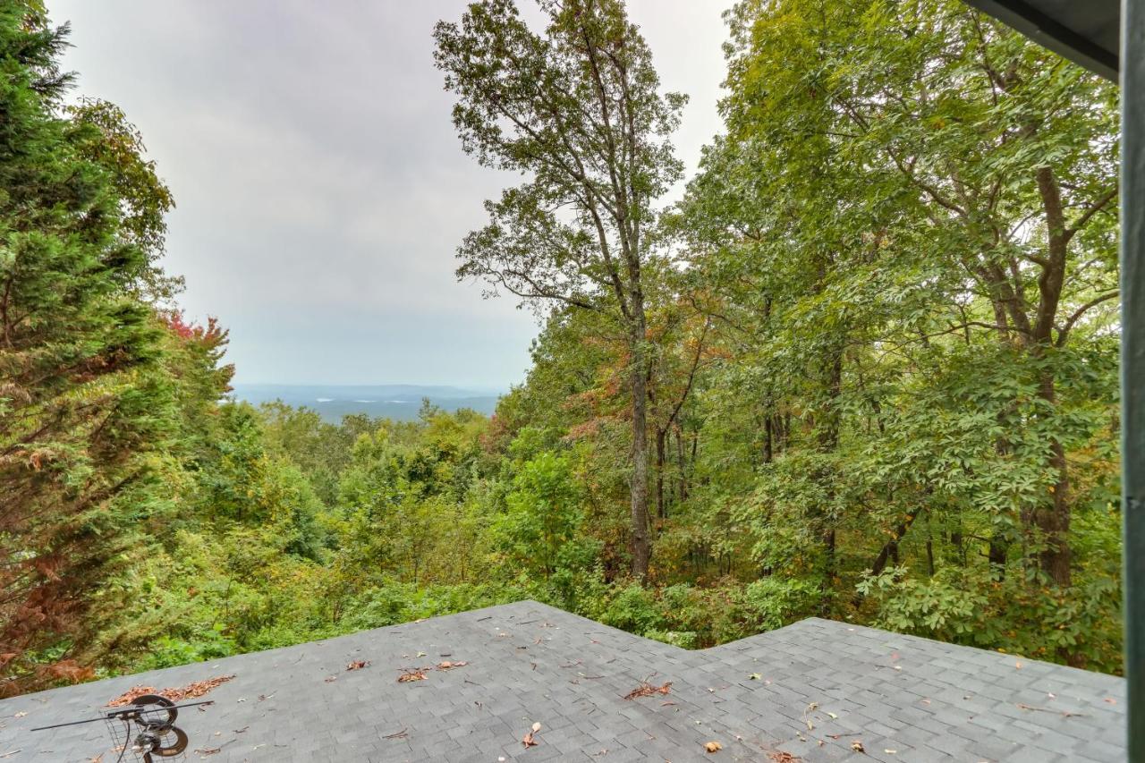 Mountaintop Ellijay Cabin With Private Hot Tub Bagian luar foto